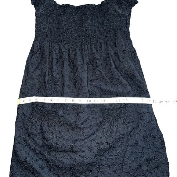 VINTAGE JUICY COUTURE Black Off The Shoulder Lace Dress Size 8 - Picture 9 of 10